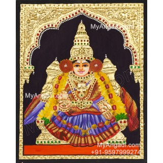 Sri Perundevi Thaayar Tanjore Painting