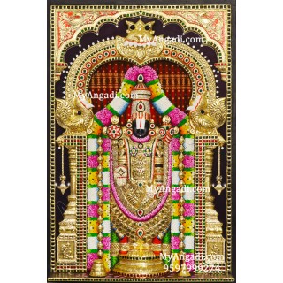 Balaji 3d Tanjore Painting