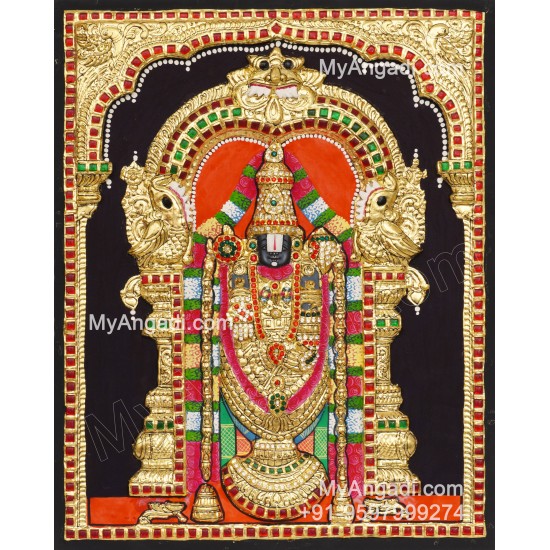 Balaji 3d Tanjore Painting