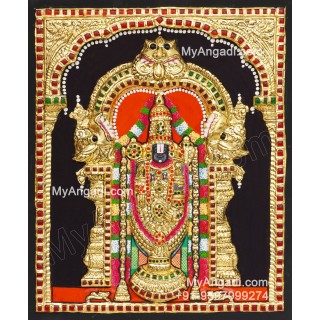 Balaji 3d Tanjore Painting