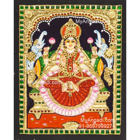 Gajalakshmi Tanjore Painting MATP266