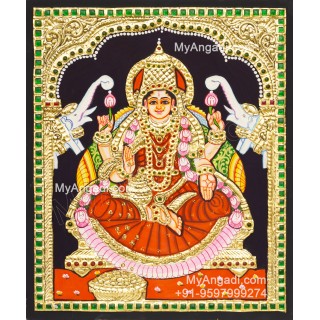 Gajalakshmi Tanjore Paintings