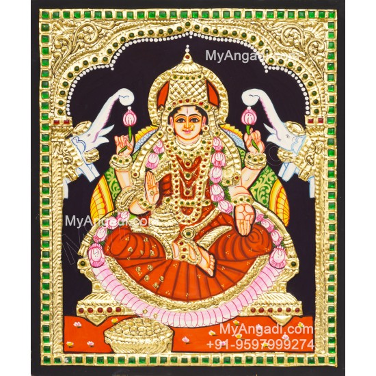 Gajalakshmi Tanjore Paintings