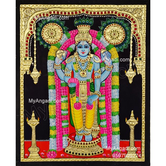 Guruvayurappan Tanjore Painting Guruvayurappan Tanjore Painting