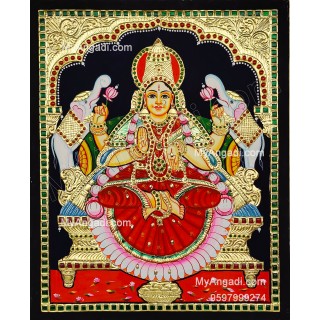 Gajalakshmi Tanjore Painting