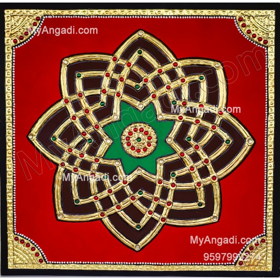 Aiswarya Kolam Tanjore Painting Aiswarya Kolam Tanjore Painting
