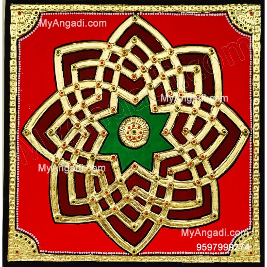 Aiswarya Kolam Tanjore Painting Aiswarya Kolam Tanjore Painting