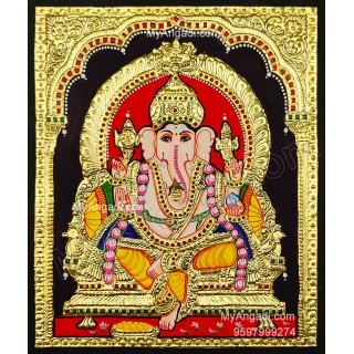 Ganesha Tanjore Painting