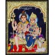 Shivan Family Tanjore Painting Shivan Family Tanjore Painting