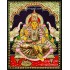 Gaja Lakshmi 3d Embossed Tanjore Painting