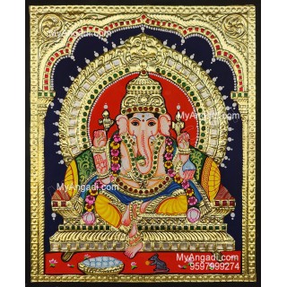 Ganesha Tanjore Painting