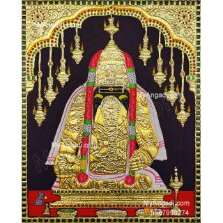 Pillayarpatti Ganesha Tanjore Painting