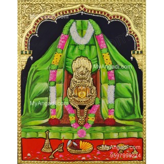 Aliya Ilangai Amman Tanjore Painting