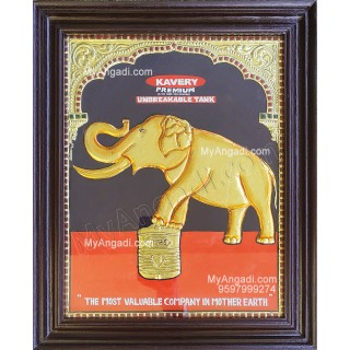 Logo Kavery Premium Unbreakable Tank Tanjore Painting