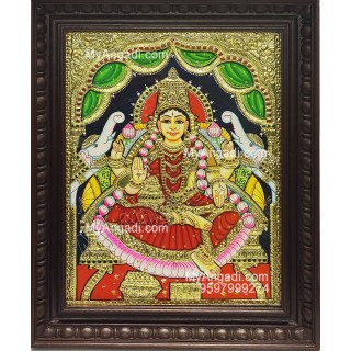 Gajalakshmi Tanjore Painting