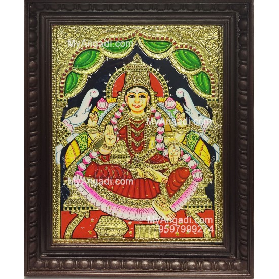 Gajalakshmi Tanjore Painting Gajalakshmi Tanjore Painting