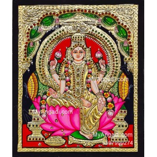 Aishwarya Lakshmi Tanjore Painting, Ishwarya Lakshmi Tanjore Painting