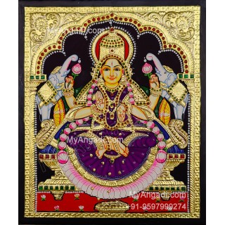 Gajalakshmi Tanjore Painting