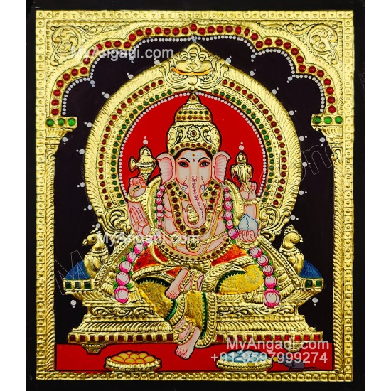 Ganesha Tanjore Painting Ganesha Tanjore Painting