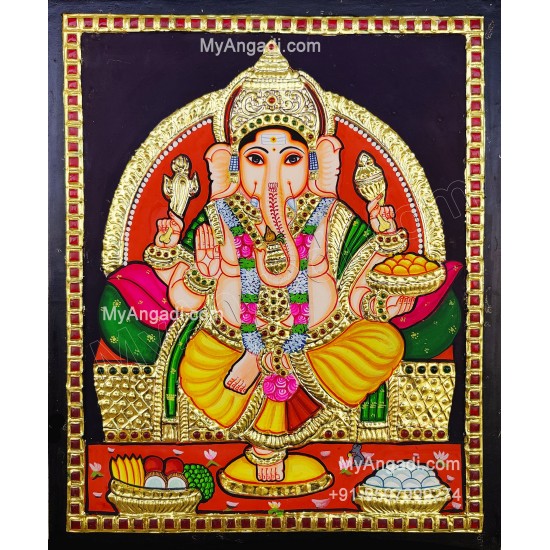 Ganesha Tajore Paintings Ganesha Tajore Paintings