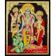 Ram Darbar - Ram with Sita, Hanuman, Lakshmanan Bharathan and Shatrughna Tanjore Painting Ram Darbar - Ram with Sita, Hanuman, Lakshmanan Bharathan and Shatrughna Tanjore Painting