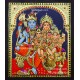 Shivan Family Tanjore Painting