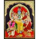 Shivan Family Tanjore Painting