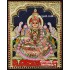 Gaja Lakshmi 3d Embossed Tanjore Painting