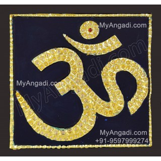 Om - Tanjore Painting