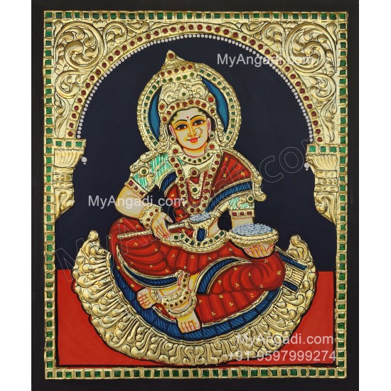 Annapoorani Tanjore Painting Annapoorani Tanjore Painting