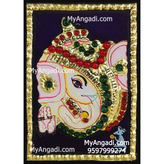 Small Ganesha Tanjore Paintings