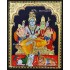 Shiva Family Tanjore Painting