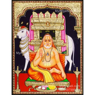 Ragavendra Tanjore Painting, Saint Tanjore Painting