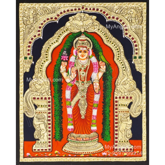 Vasavi Kanyaka Parameshwari Tanjore Painting