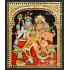 Shivan Family Tanjore Painting