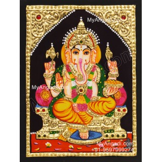 Ganesha Tanjore Paintings