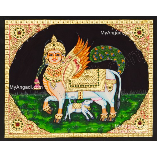 Kamadhenu Tanjore Painting