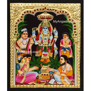 Sathyanarayana Tanjore Painting