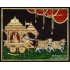 Geetha Saaram Tanjore Painting, Geetha Saram Tanjore Painting, Krishna Arjuna Chariot Tanjore Painting