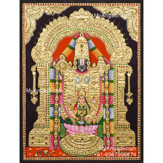 Balaji Lakshmi  Tanjore Painting