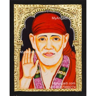 Saibaba Tanjore Painting