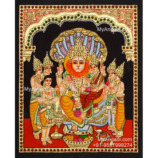 Lakshmi Narasimmar Tanjore Paintings