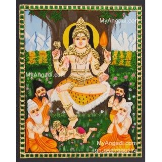Dakshinamurthi Tanjore Painting
