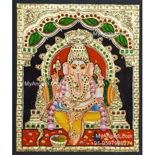 Ganesh Ji Tanjore Paintings