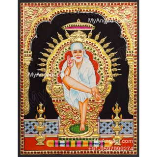 Saibaba Tanjore Painting