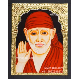 Saibaba Tanjore Painting