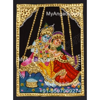 Radha Krishna Tanjore Paintings