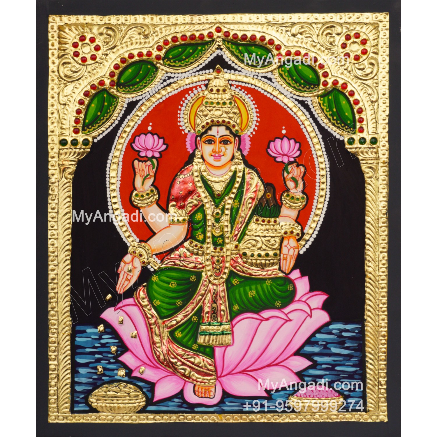 Lakshmi Tanjore Paintings
