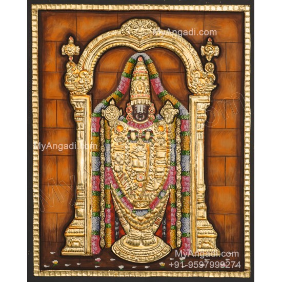 Venkatachalapathy  Tanjore Painting