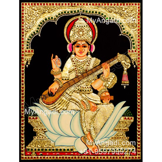 Saraswathi Tanjore Paintings Saraswathi Tanjore Paintings